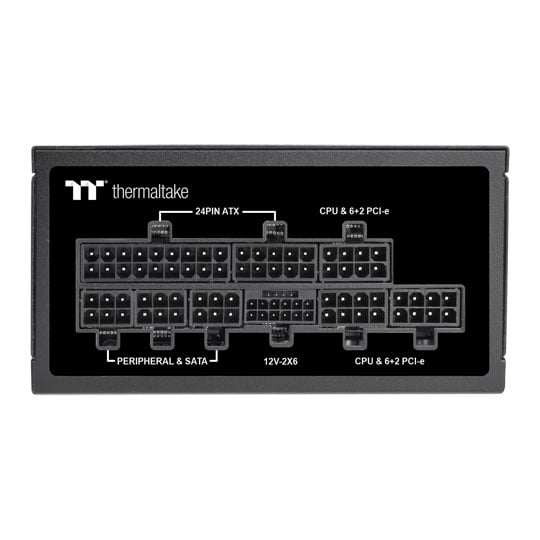 Thermaltake Toughpower SFX 850 Watt PCIE 5.1 Fully Modular 80+ PLATINUM SFX PSU/Power Supply : image 4