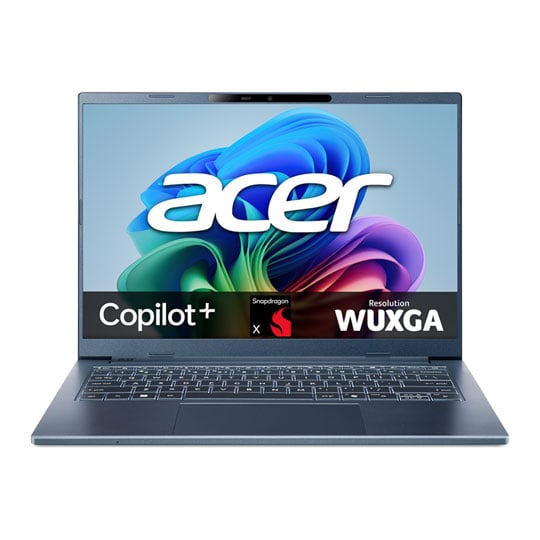 Aspire 14 AI A14 - 11M 14" WUXGA Qualcomm Snapdragon X Laptop : image 1