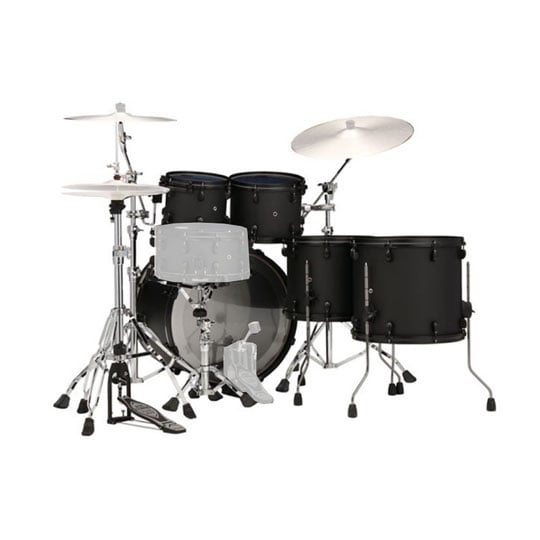 Tama Starclassic Performer 5 Pc Shell Pack Blacked Out Black Limited Edition - Flat Black : image 4