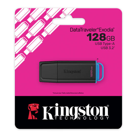 Kingston DataTraveler Exodia 128GB USB 3.2 Gen 1 Flash Drive : image 1