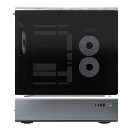 Montech TG7 Silver RGB Mid Tower Tempered Glass PC Case : image 3