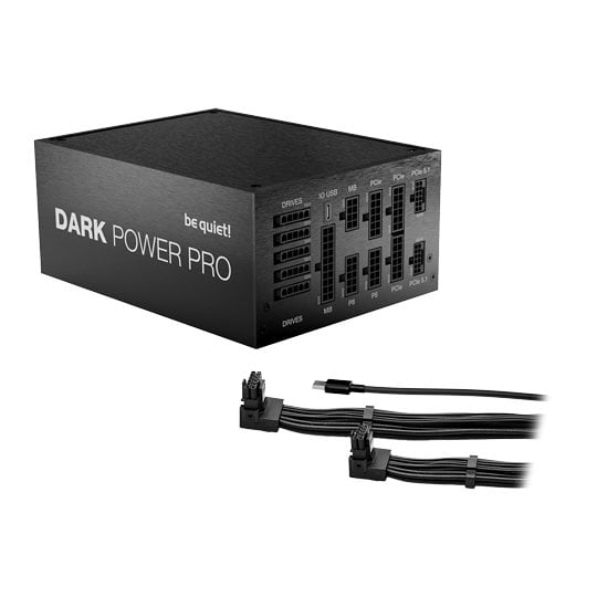 be quiet! Dark Power Pro 14 IO 1300W Full Modular 80+ Titanium ATX 3.1 Black Power Supply : image 4