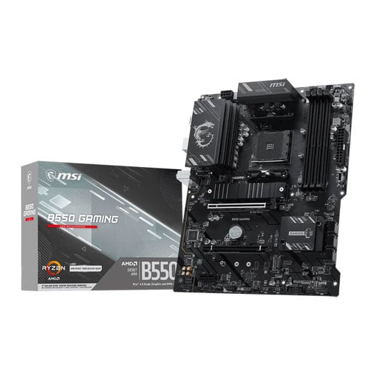 MSI B550 GAMING AM4 DDR4 PCIe 4.0 ATX Motherboard : image 1