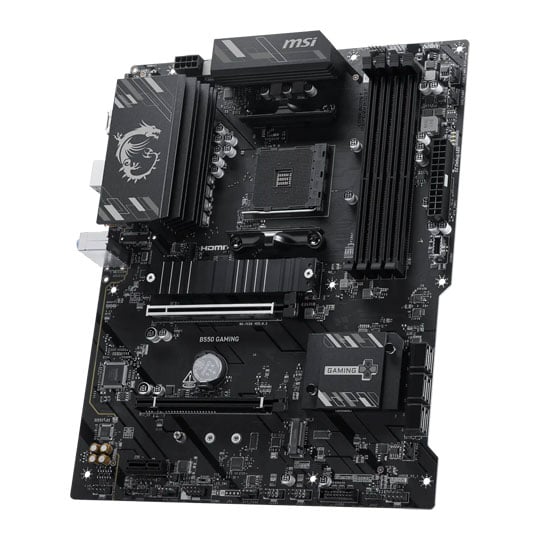 MSI B550 GAMING AM4 DDR4 PCIe 4.0 ATX Motherboard : image 3