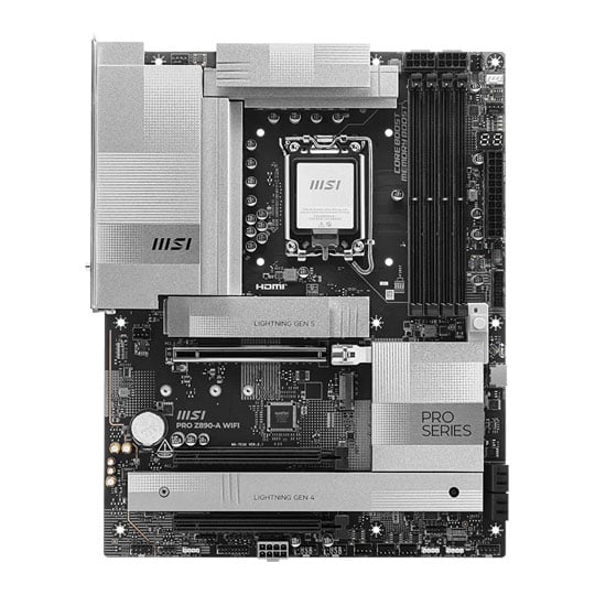 MSI PRO Z890-A Wi-Fi Intel 1851 DDR5 PCIe 5.0 ATX Motherboard : image 2