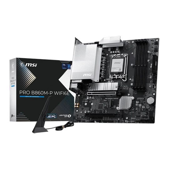 MSI PRO B860M-P WIFI6E S 1851 DDR5 PCIe 5.0 Micro ATX Motherboard : image 1
