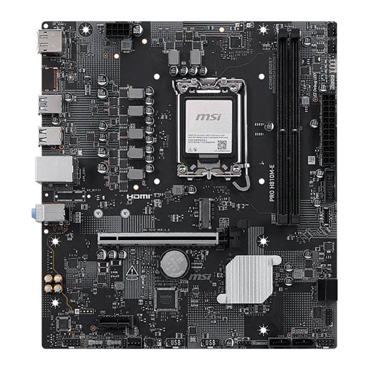 MSI PRO H810M-E S 1851 DDR5 PCIe 5.0 Micro ATX Motherboard : image 2