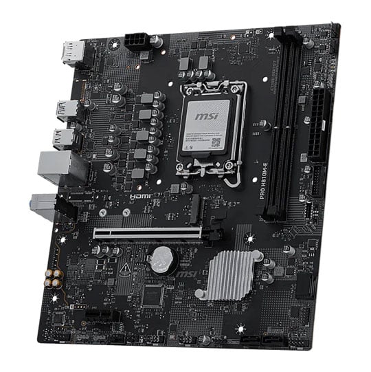 MSI PRO H810M-E S 1851 DDR5 PCIe 5.0 Micro ATX Motherboard : image 3