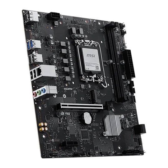 MSI PRO H810M-E S 1851 DDR5 PCIe 5.0 Micro ATX Motherboard : image 4