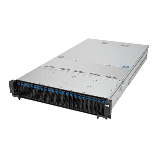 Refurbished ASUS RS520A-E12 AMD EPYC 9004 Series SP5 2U 24 Bay OCP Barebone Server (1600W PSU) : image 1