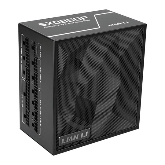 Lian Li SX Platinum 850W Fully Modular 80+ Platinum ATX 3.1 Black PSU / Power Supply : image 1