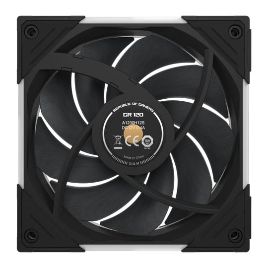 ASUS ROG Eurux GR120 Black ARGB PWM Triple Fan Pack : image 3