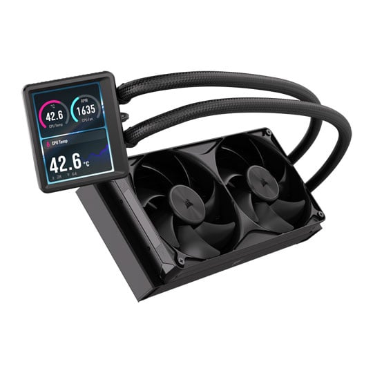 CORSAIR NAUTILUS II 240 RS LCD Black All in One Liquid CPU Cooler : image 3