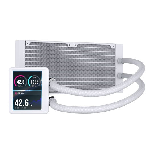 CORSAIR NAUTILUS II 240 RS LCD White All in One Liquid CPU Cooler CORSAIR NAUTILUS II 240 RS LCD White All in One Liquid CPU Cooler