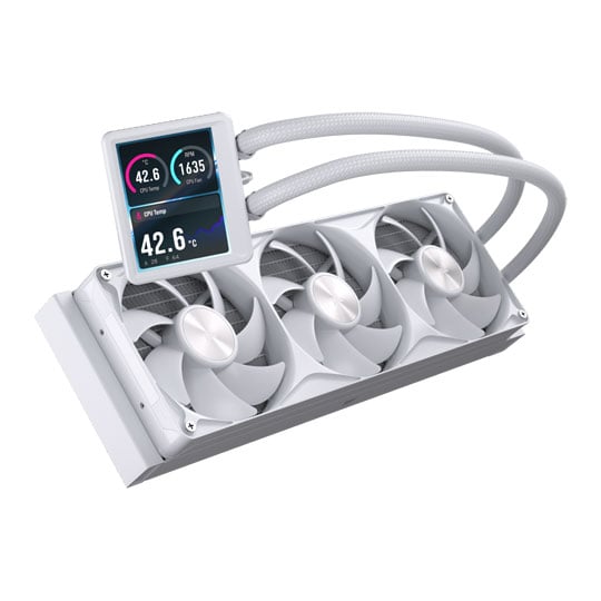 CORSAIR NAUTILUS II 360 RS LCD White All in One Liquid CPU Cooler : image 3