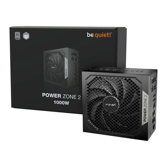 Refurbished be quiet! Power Zone 2 1000 Watt Fully Modular 80+ Platinum ATX 3.1 Power Supply : image 1