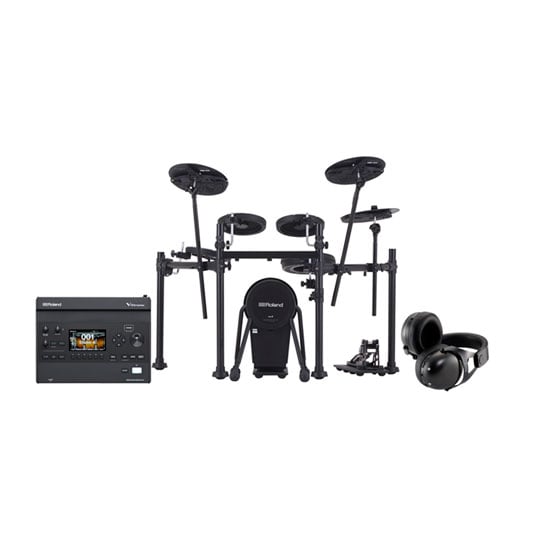Roland VQD106 V-Drums Quiet Design Electronic Pads Kit and V31 Drum Module Bundle : image 1