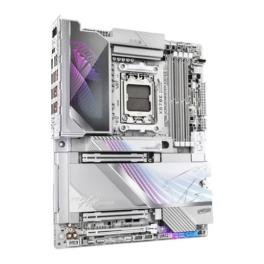 Gigabyte AMD X870E AORUS MASTER X3D ICE AM5 DDR5 PCIE 5.0 ATX Motherboard : image 3