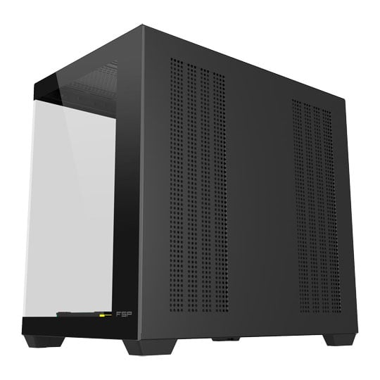 FSP M341 Black RGB Mid Tower Tempered Glass PC Case : image 3