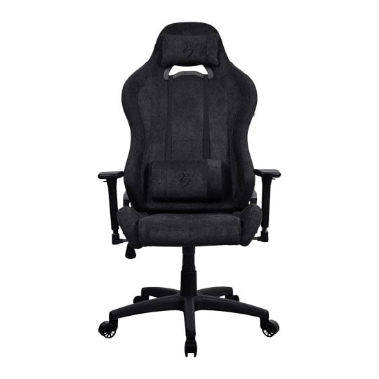 Arozzi Toretta Soft Fabric Black Adjustable Gaming Chair : image 1