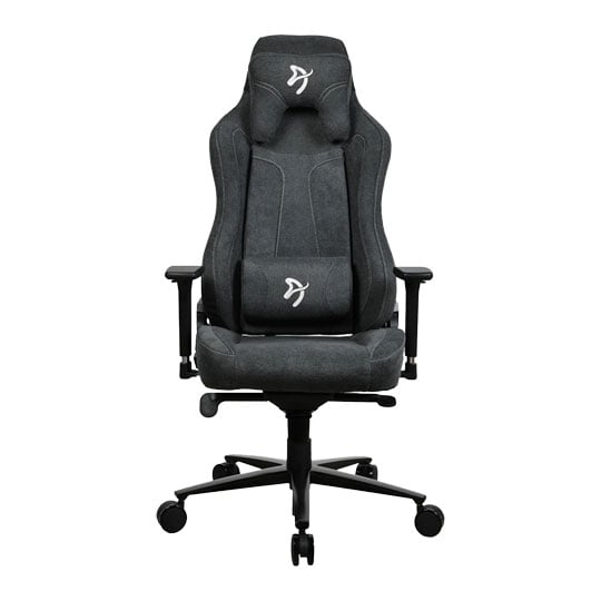 Arozzi Vernazza Soft Fabric Dark Grey Adjustable Gaming Chair Arozzi Vernazza Soft Fabric Dark Grey Adjustable Gaming Chair