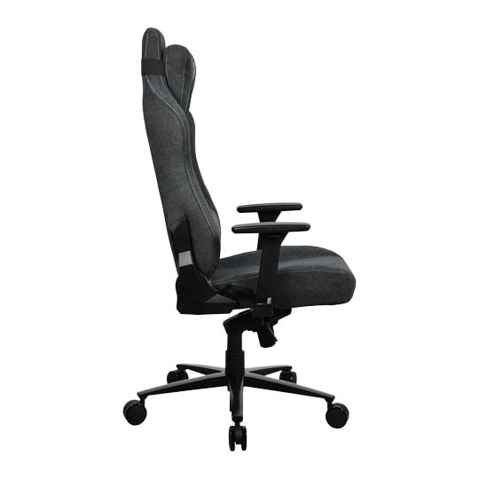 Arozzi Vernazza Soft Fabric Dark Grey Adjustable Gaming Chair : image 3