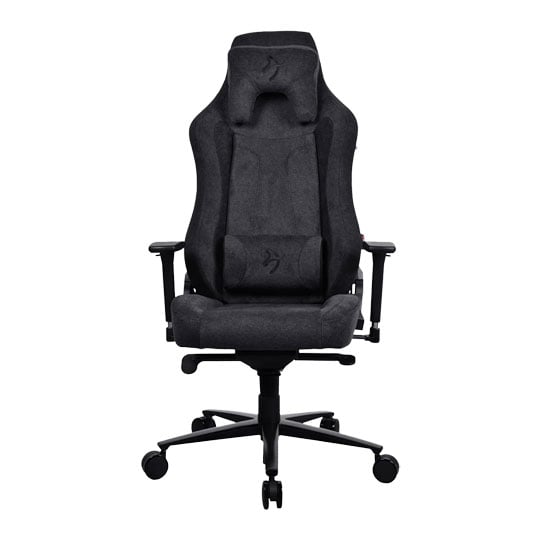 Arozzi Vernazza Soft Fabric Black Adjustable Gaming Chair Arozzi Vernazza Soft Fabric Black Adjustable Gaming Chair
