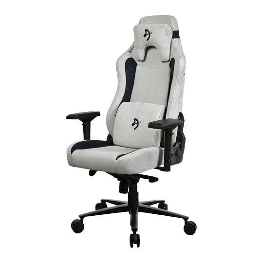 Arozzi Vernazza Supersoft Grey Fabric Adjustable Gaming Chair Arozzi Vernazza Supersoft Grey Fabric Adjustable Gaming Chair