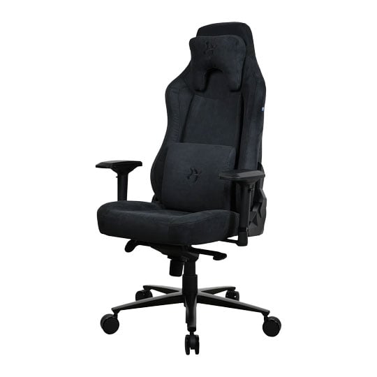 Arozzi Vernazza Supersoft Black Fabric Adjustable Gaming Chair Arozzi Vernazza Supersoft Black Fabric Adjustable Gaming Chair