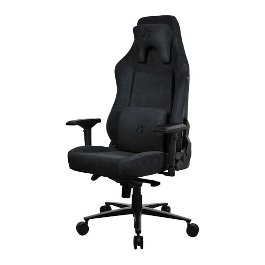 Arozzi Vernazza XL Supersoft Grey Fabric Adjustable Gaming Chair : image 2
