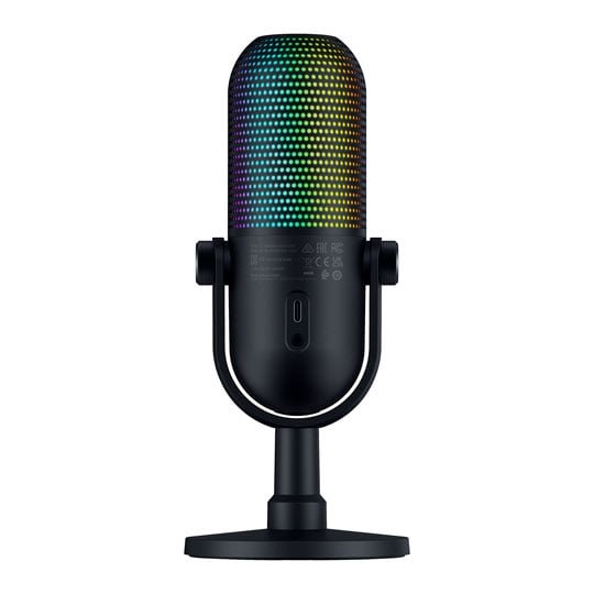 Razer Seiren V3 Chroma 32-bit DSP Black USB Condenser Streaming Microphone : image 4