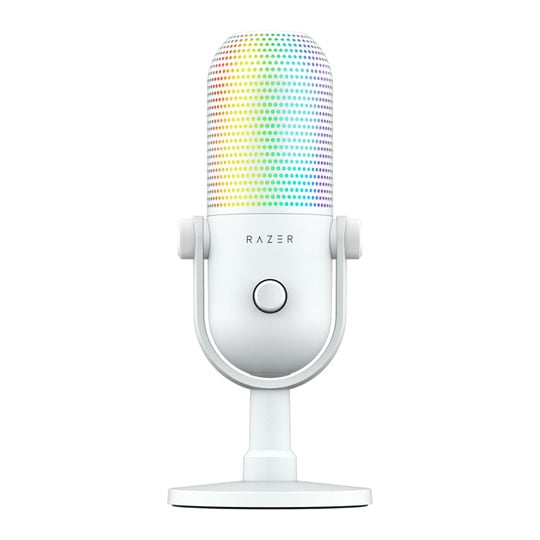 Razer Seiren V3 Chroma 32-bit DSP White USB Condenser Streaming Microphone : image 1