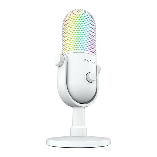 Razer Seiren V3 Chroma 32-bit DSP White USB Condenser Streaming Microphone : image 2