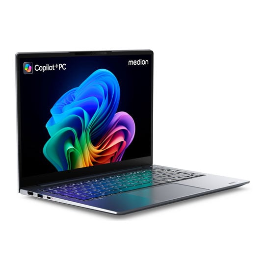 Open Box Medion SPRCHRGD 14 S1 14" WQXGA+ 2.8k 120Hz Snapdragon X Laptop : image 2