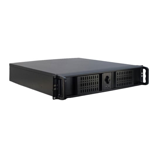 Refurbished Inter-Tech IPC 2U-2098-SK 2U Server/Workstation Chassis with Lock & Key : image 1