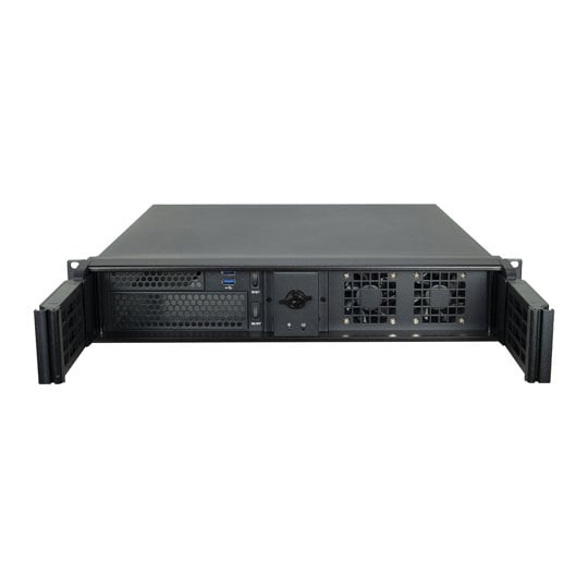 Refurbished Inter-Tech IPC 2U-2098-SK 2U Server/Workstation Chassis with Lock & Key : image 2