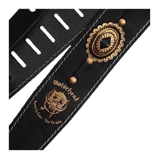 Richter Motörhead Concho Black / Old Brass Guitar Strap : image 2