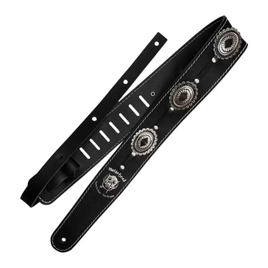 Richter Motörhead Concho Black / Old Silver Guitar Strap : image 1