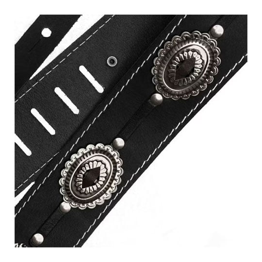 Richter Motörhead Concho Black / Old Silver Guitar Strap : image 3