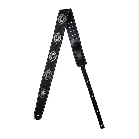 Richter Motörhead Concho Black / Old Silver Guitar Strap : image 4
