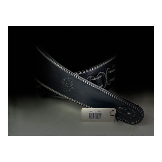 ISUZI BST11 Bass Guitar Strap Black : image 3
