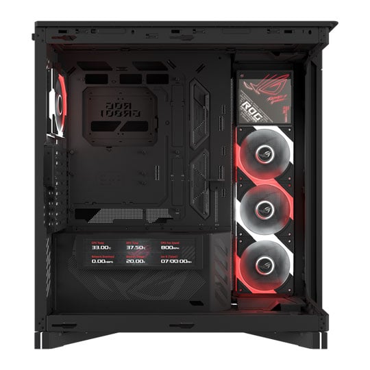 ASUS ROG Cronox ARGB Black Full Tower Curved Tempered Glass PC Case : image 2