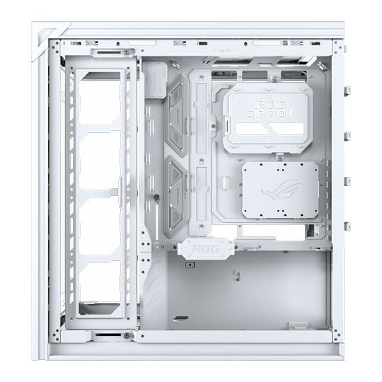 ASUS ROG Cronox ARGB White Full Tower Curved Tempered Glass PC Case : image 4