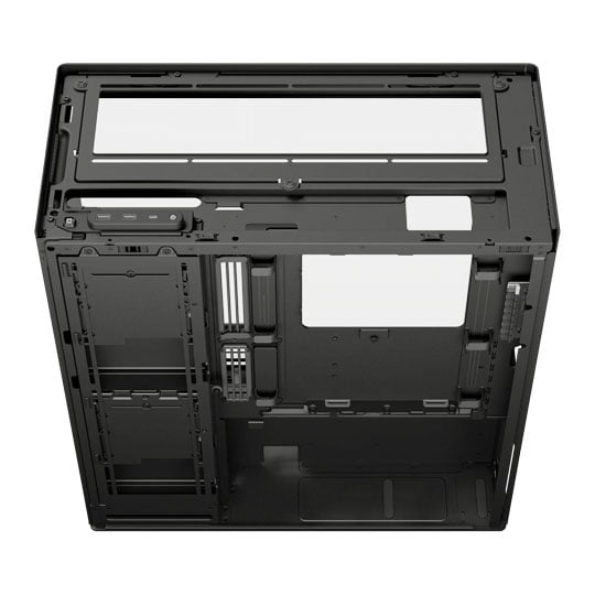 HAVN HS 360 Black Dual Chamber Mid Tower Tempered Glass PC Case : image 4