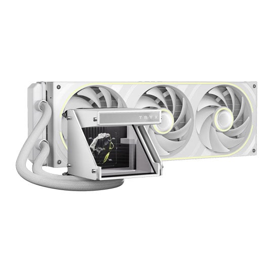 TRYX HOLO 360 ARGB White All in One Liquid CPU Cooler : image 3