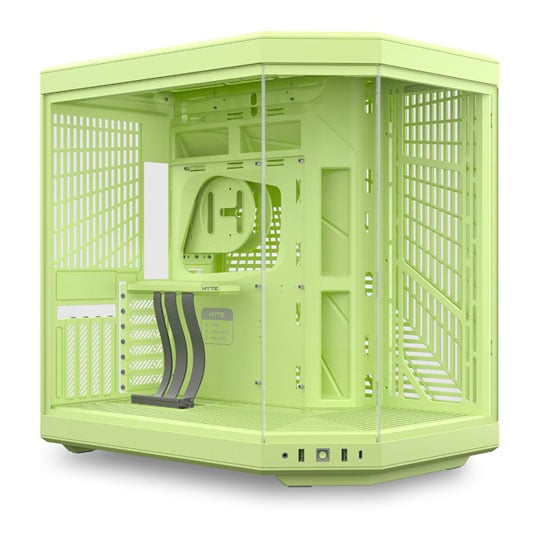 HYTE Y70 Matcha Milk Mid Tower Tempered Glass Dual Chamber PC Case : image 1