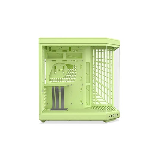 HYTE Y70 Matcha Milk Mid Tower Tempered Glass Dual Chamber PC Case : image 3