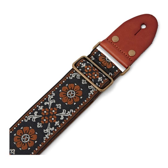 ISUZI GT-57 Suede Pattern Guitar Strap : image 2