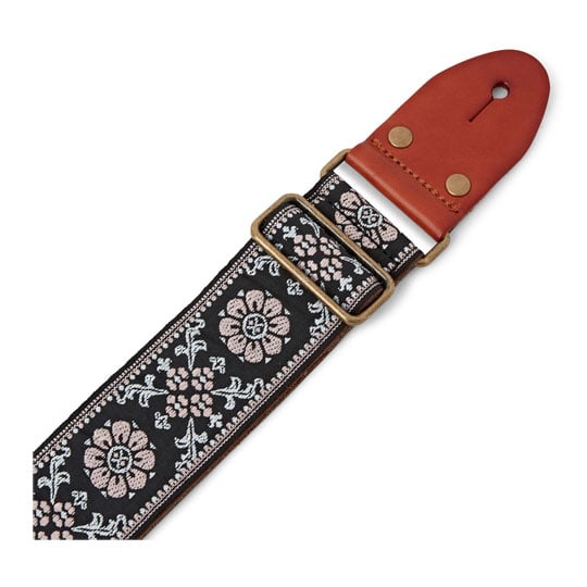 ISUZI GT-56 Suede Pattern Guitar Strap : image 2
