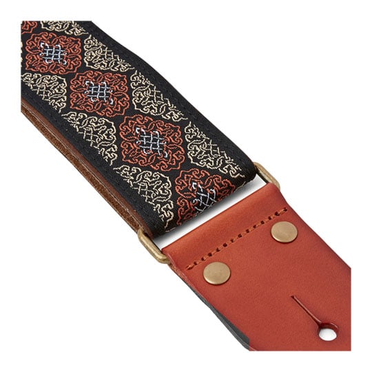 ISUZI GT-54 Suede Pattern Guitar Strap : image 2